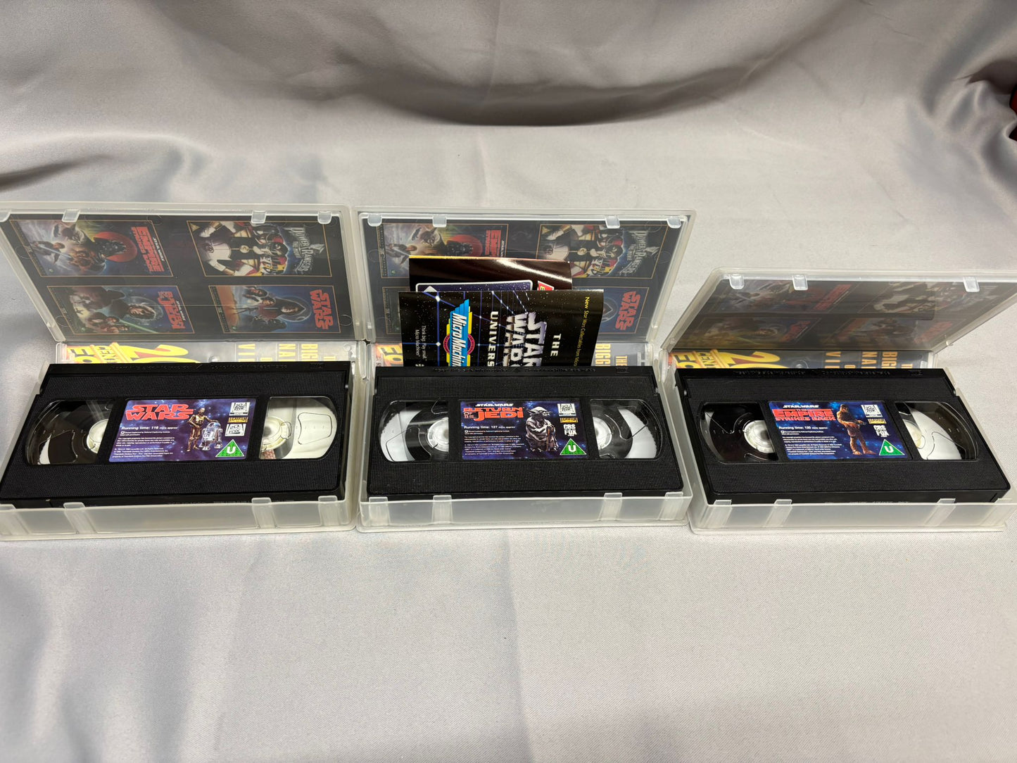 Star Wars Original Trilogy IV V VI VHS 1990s George Lucas Return of the Jedi Empire Strikes Back