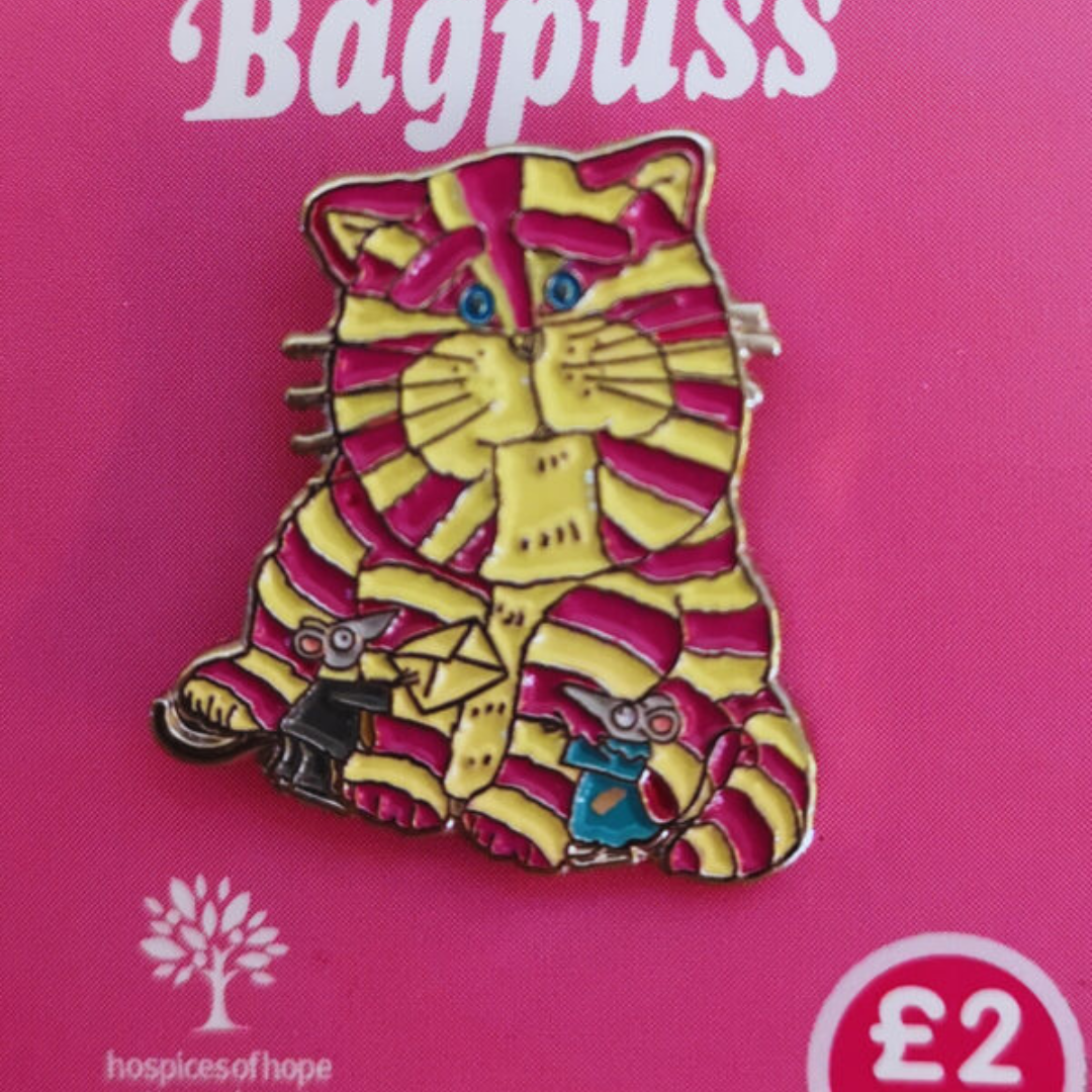 Bagpuss pin badge: 'Bagpuss and Friends'