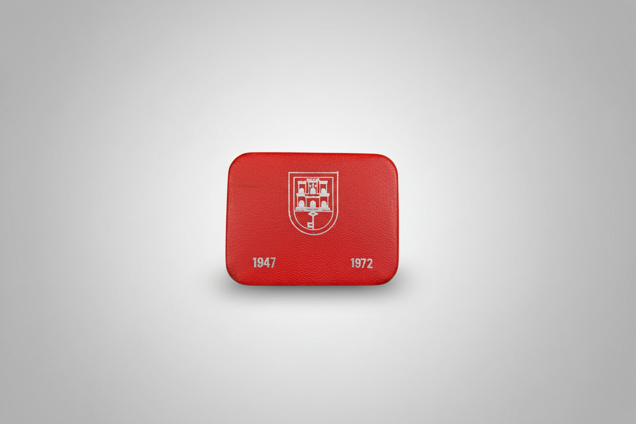 1972 Gibraltar 25 New Pence Silver Wedding Anniversary Coin