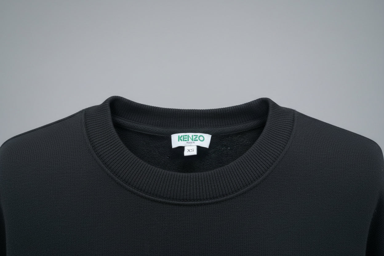 Black Kenzo Embroidered Jumper XS