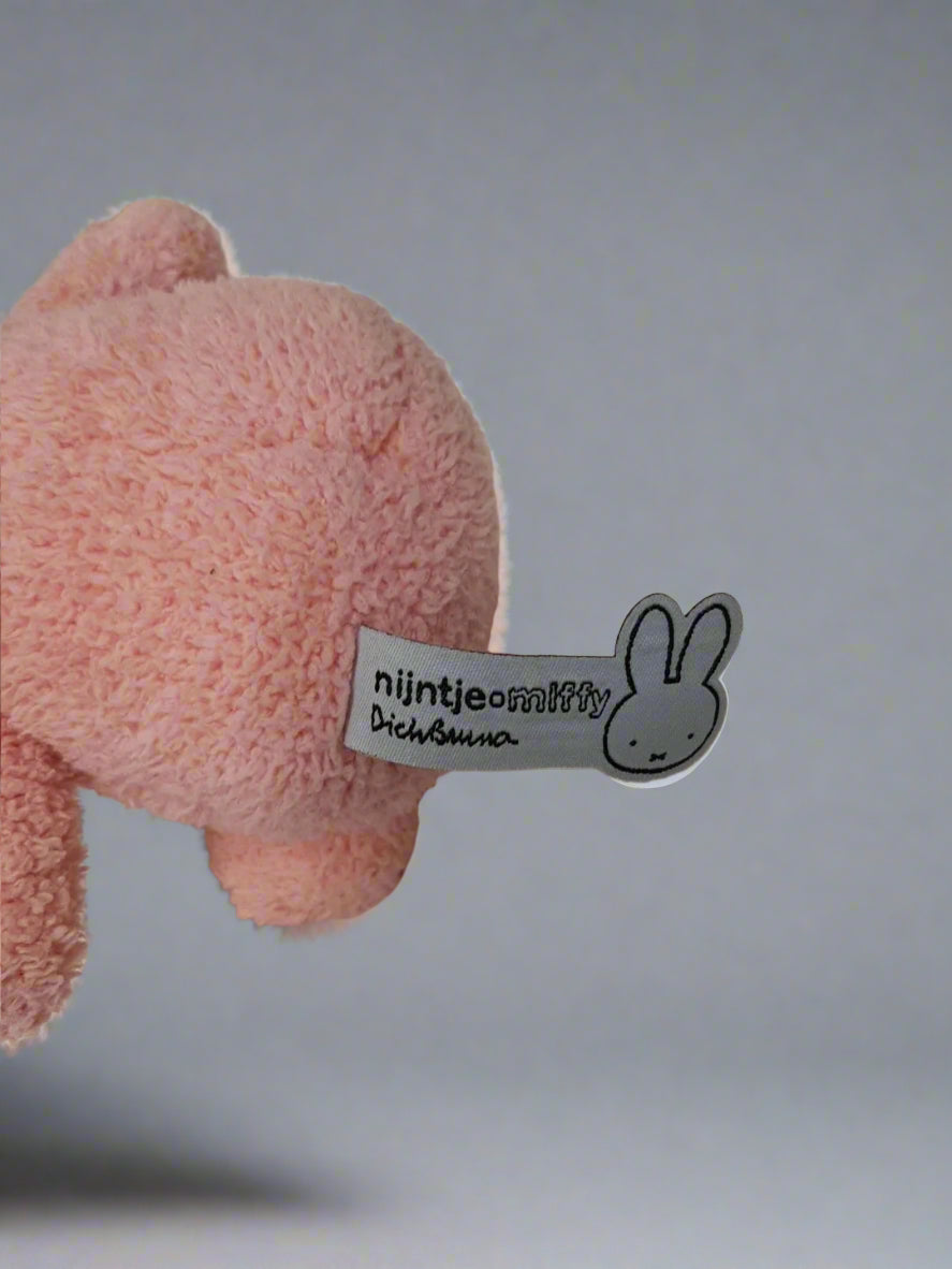 Miffy Rose Pink Fleece - Stuffed Bear - 23cm