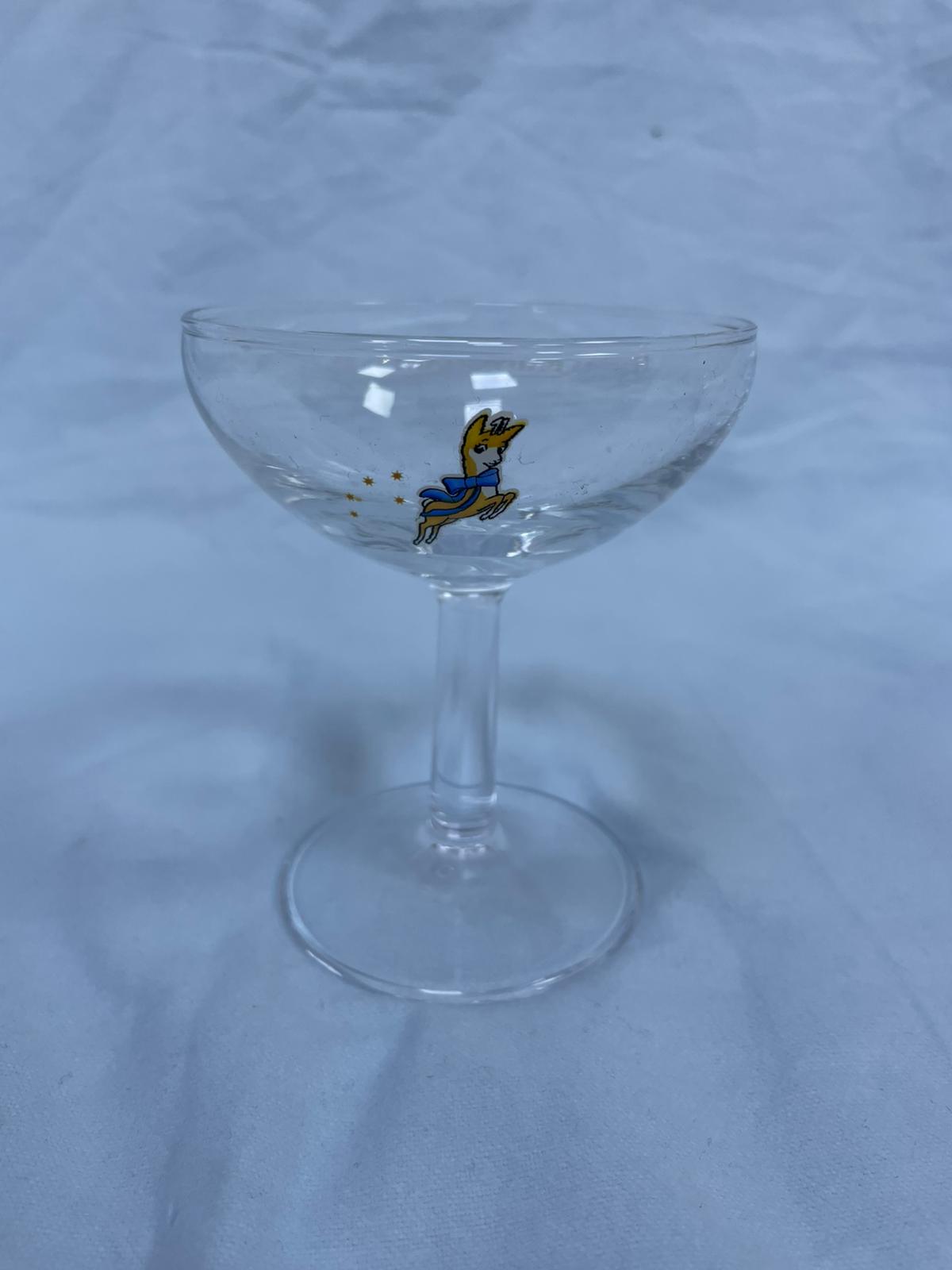 Babycham glasses x2