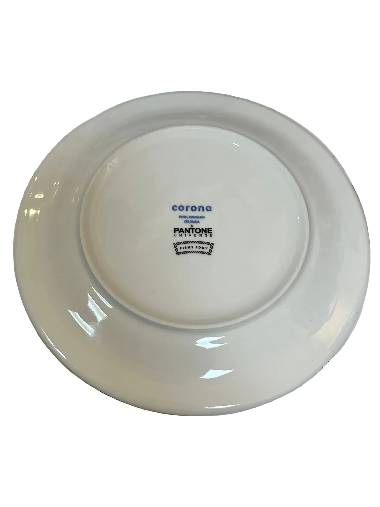 PANTONE UNIVERSE by FISHS EDDY 9" Green Colour Wheel Plates x 2 (USED)