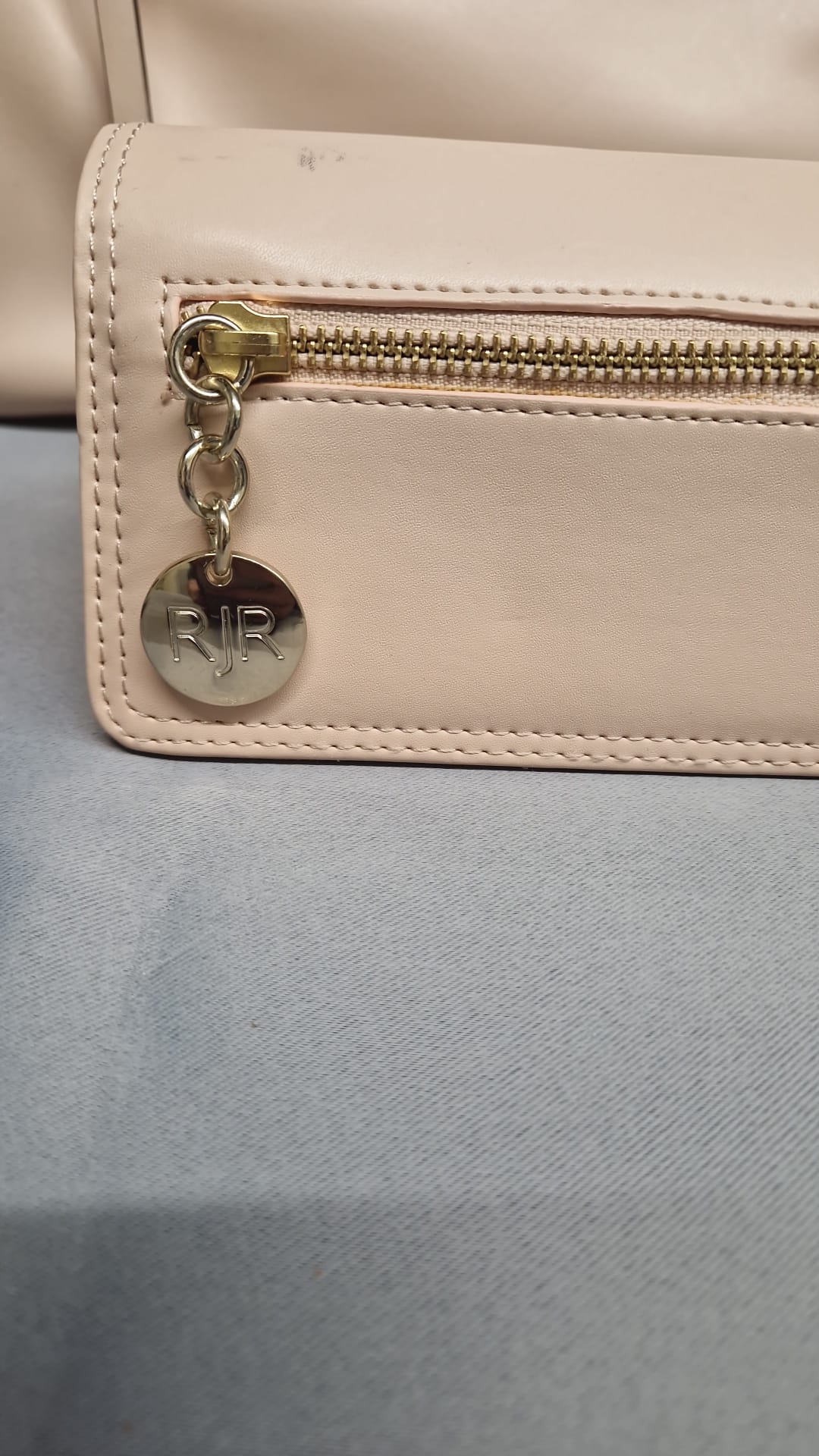 Betty Jackson Handbag & John Rocha Purse in Pale Pink & Beige