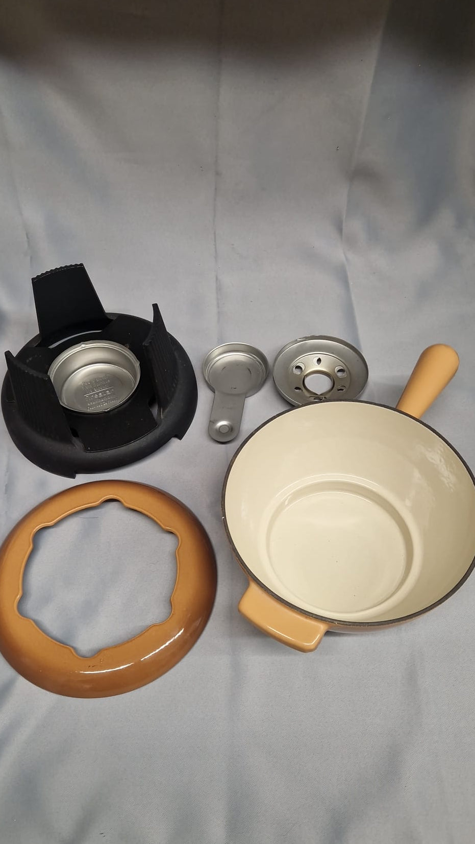 Le Creuset Fondue Set Brown & Forks