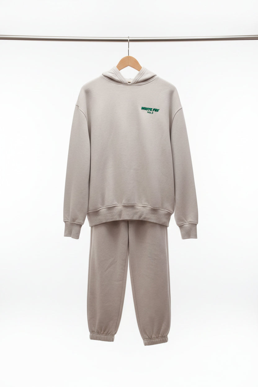 White Fox Light Grey Leisure Suit - Unisex