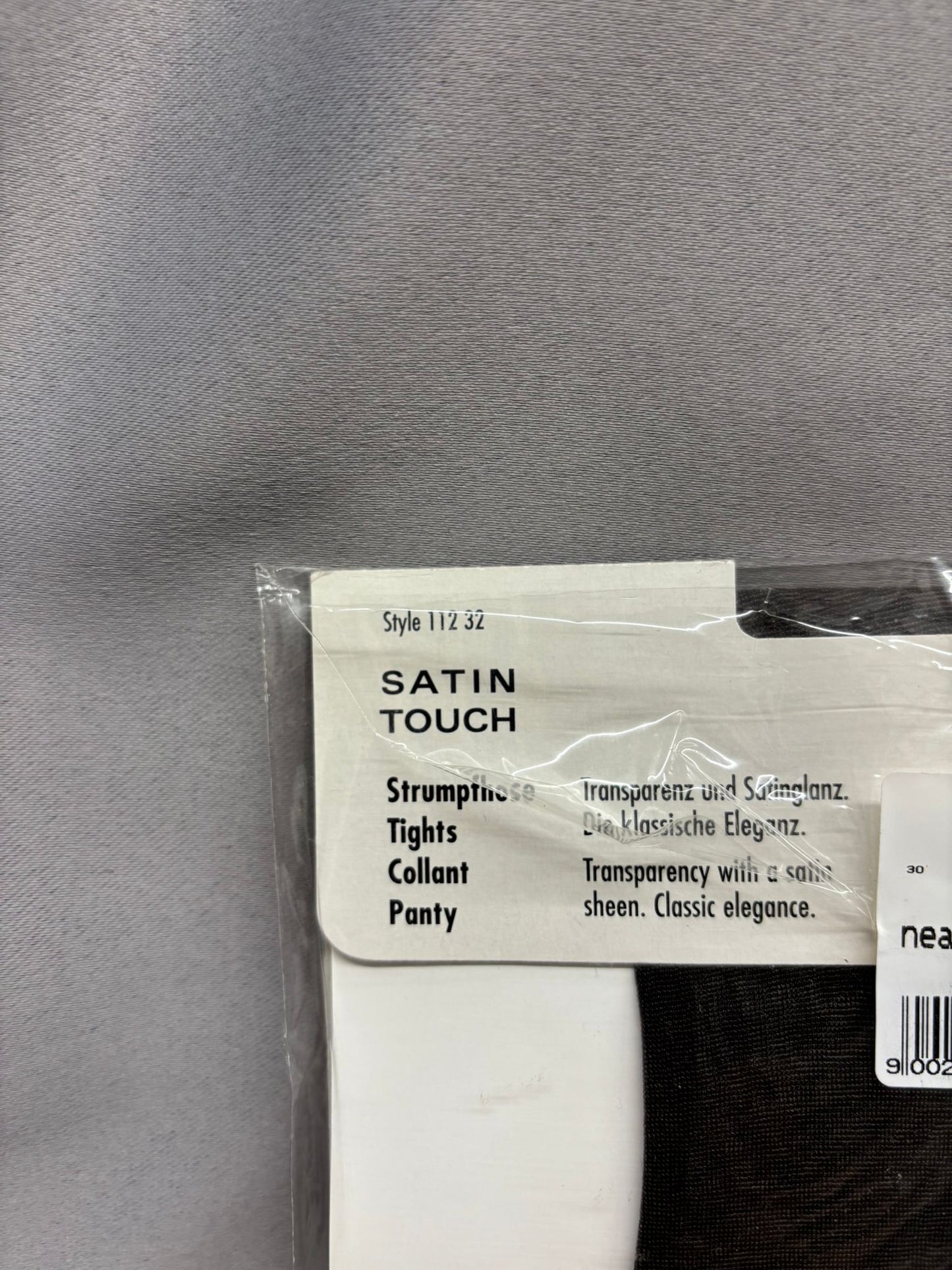 Wolford Satin Touch Black Tights Size Small