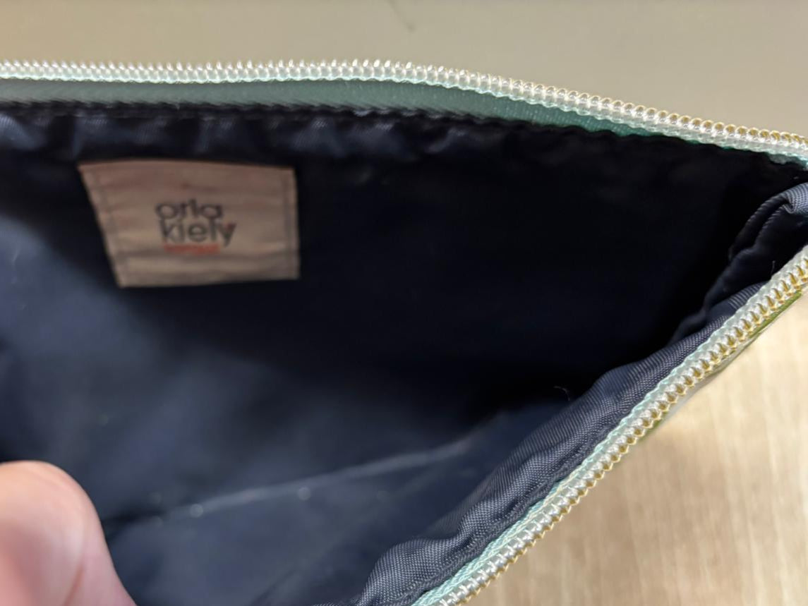 Orla Kiely Green Stem Travel Pouch