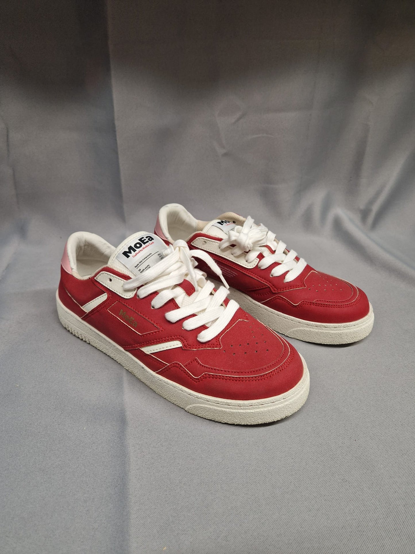 Mother Earth MoEa Red & Pink Gen9 Trainers UK 6 EU 39 Lace-Up Sneakers - GOOD USED CONDITION