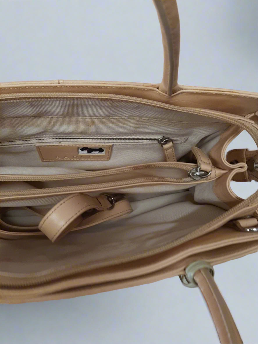 Radley Tote Shoulder Bag Honey Yellow Handbag