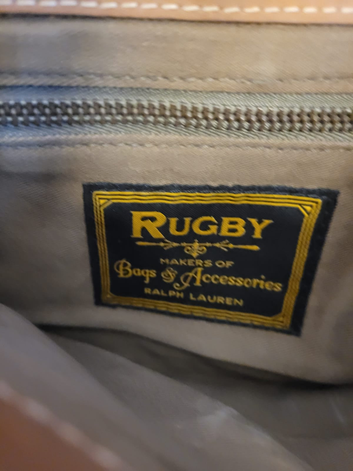 Ralph Lauren Rugby Makers of Bags and Accessories Vintage Leather Fringed Clutch Bag - GOOD USED CONDITION