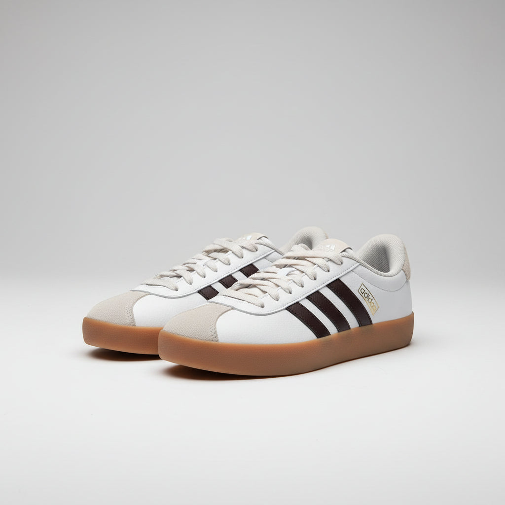 Adidas VL Court 3.0 Trainers - Suede / Leather - Sportswear Cushion Skate - UK 8 EU 42