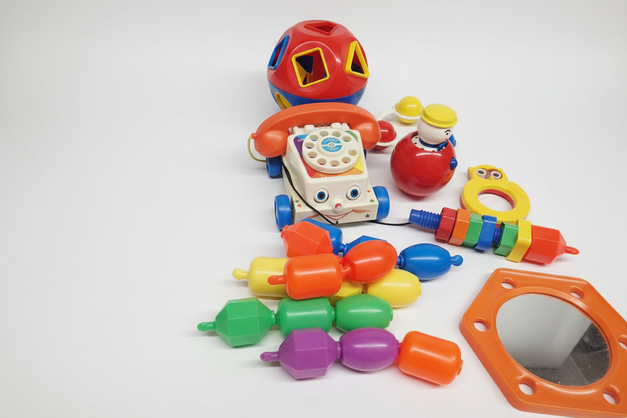 Vintage Toy Bundle Chad Valley Spinner 10 x Piece Job-Lot Set