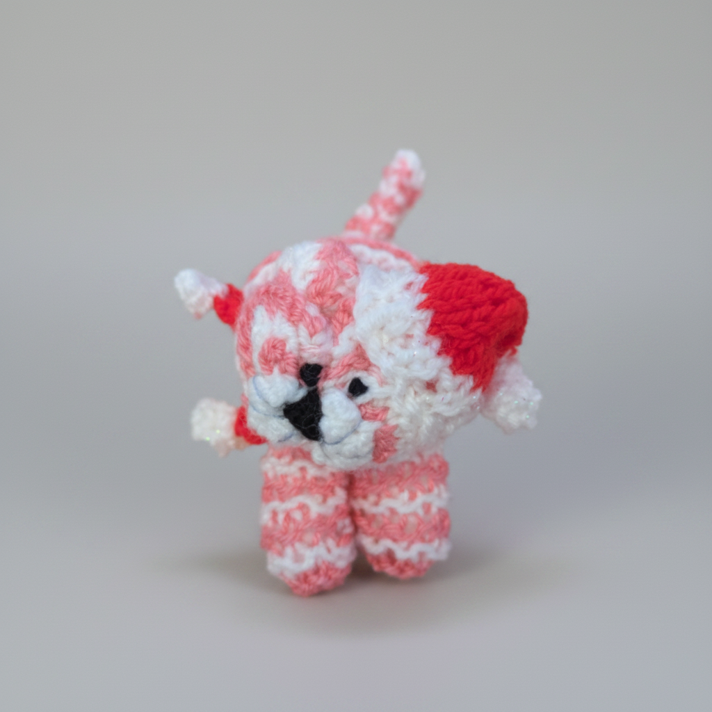 Christmas hat Bagpuss Knit