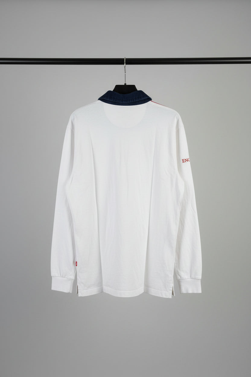 England Rugby Union Long-Sleeve Top - Collared - Size Medium