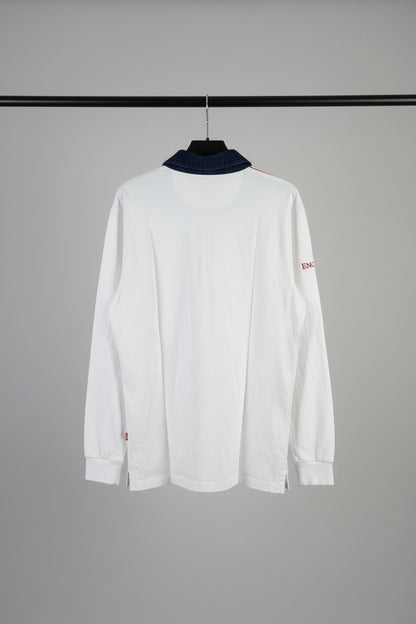 England Rugby Union Long-Sleeve Top - Collared - Size Medium