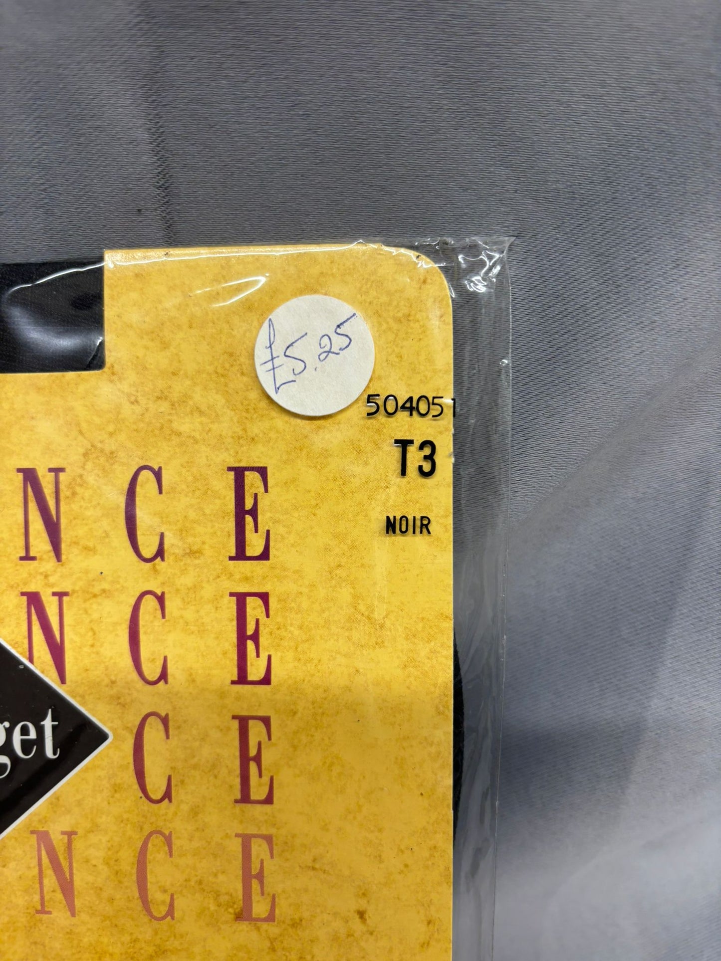 Voilance Satine Slip Gainant Black Noir Tights Size Small