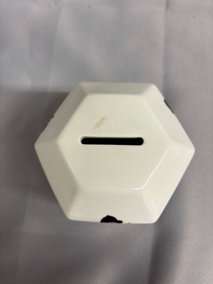 Vintage Threlwell Hexagonal Money Box