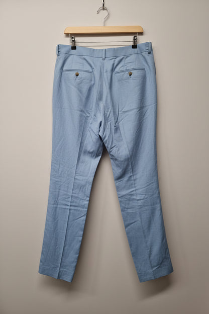 BNWT Jaegar Blue Regular-Fit Trousers Size 36 Straight-Leg Fit - NEW WITH TAGS