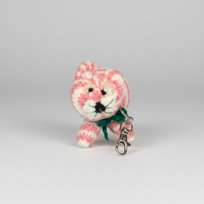 Bagpuss Knit Keychain