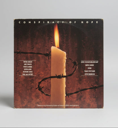 conspiracy of hope signed LP, Sting (used)