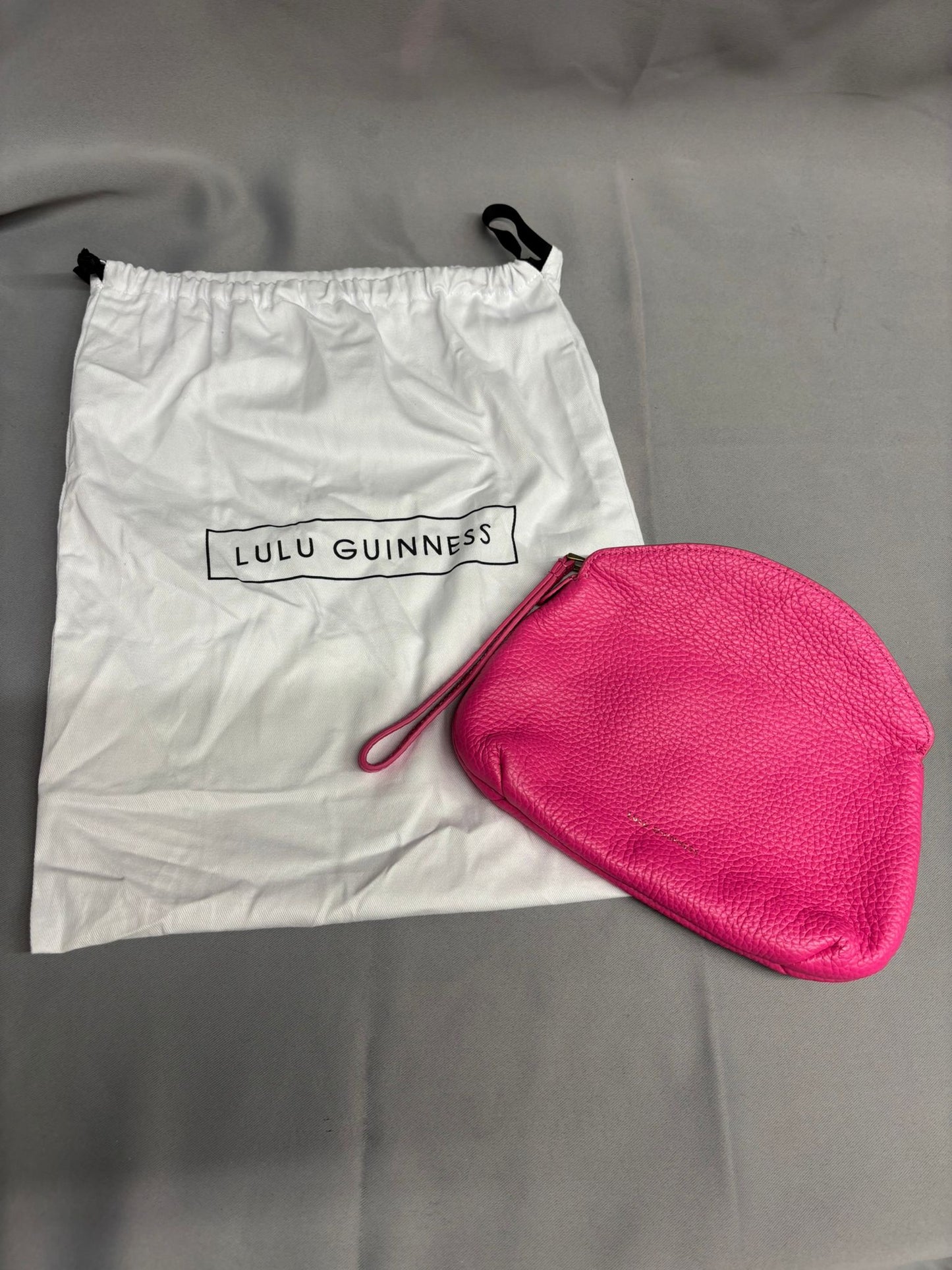 LuLu Guinness Pink Clutch Bag Dustbag