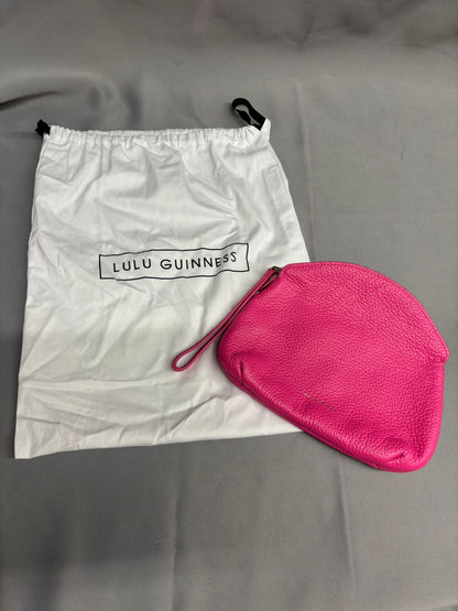 LuLu Guinness Pink Clutch Bag Dustbag