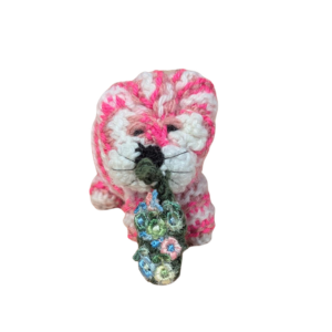 Bagpuss Knit with Flowers