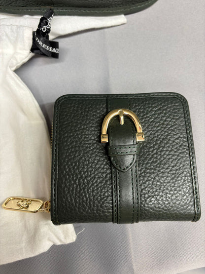 Paul Costelloe Green Crossbody Leather Bag and Matching Purse New