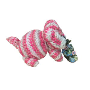 Bagpuss Knit with Flowers