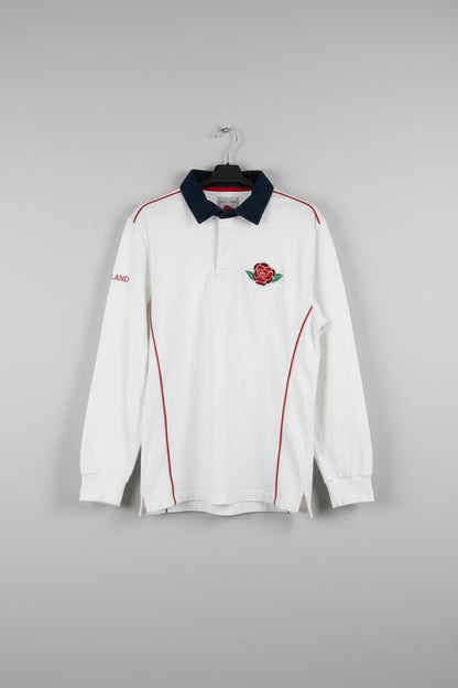 England Rugby Union Long-Sleeve Top - Collared - Size Medium