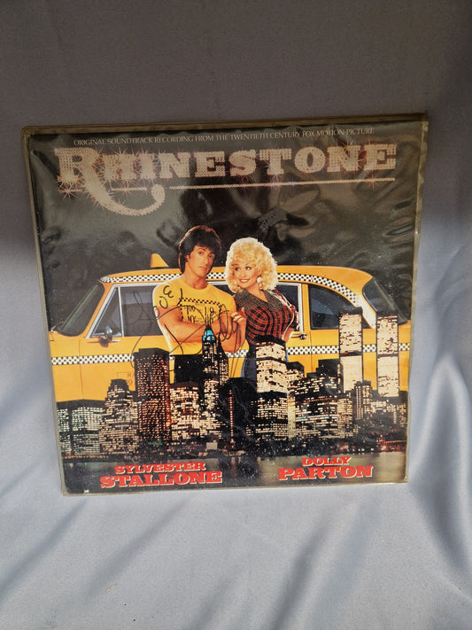 Dolly Parton signed Rhinestone LP (used)