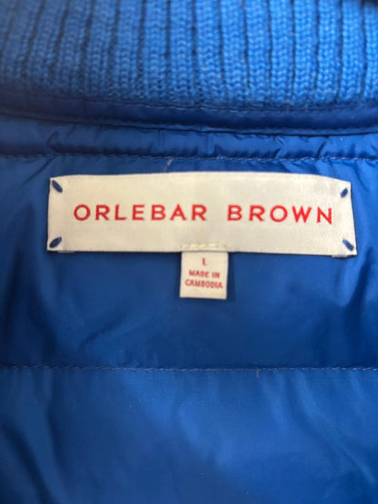 Orlebar Brown Gilet Mens L Down Quilted Vest Bodywarmer Gorpcore Hiking Wool Zip