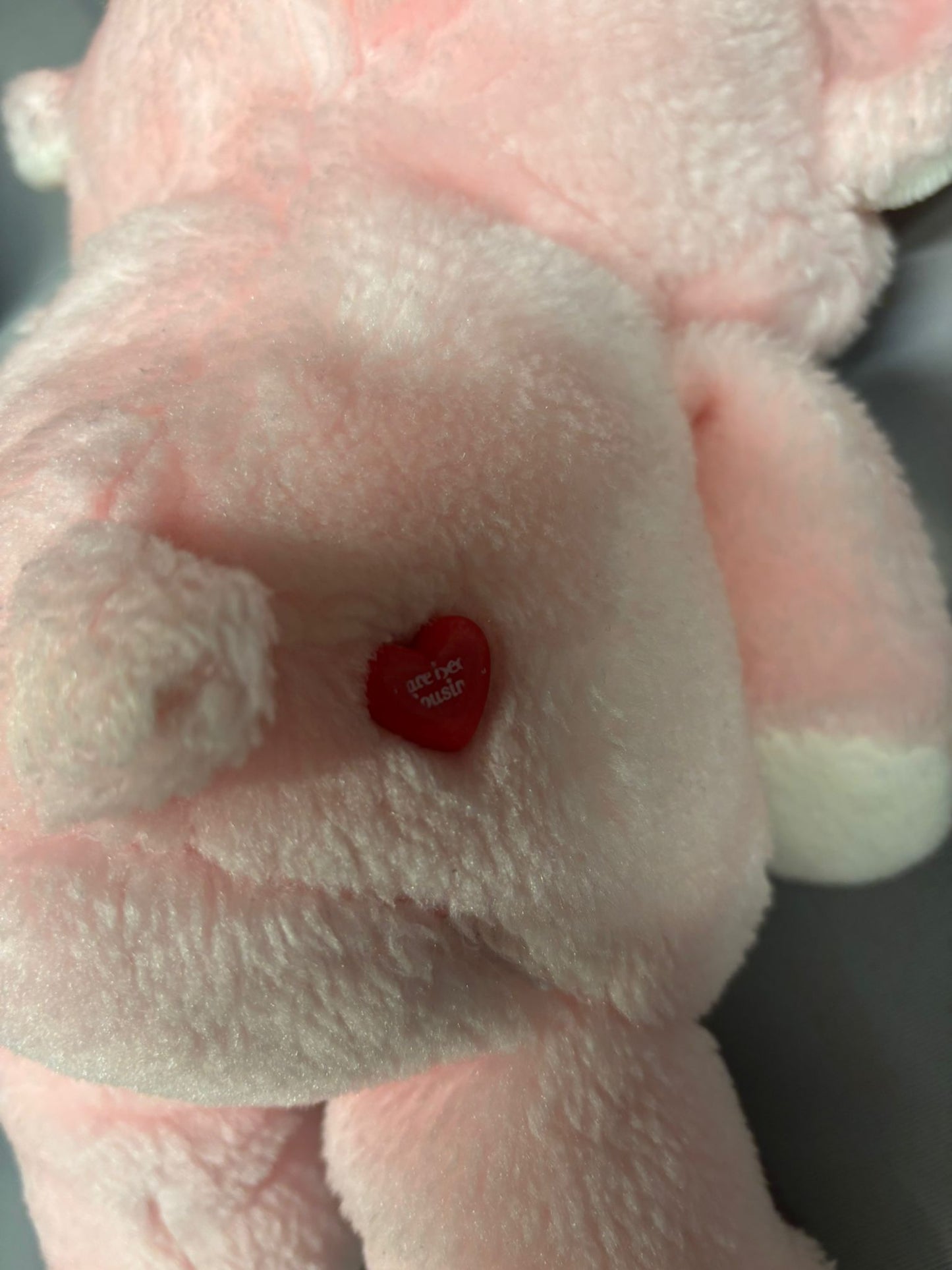 Vintage Original 1980's Care Bear Cousin 12" Lotsa Heart Plush Pre-love