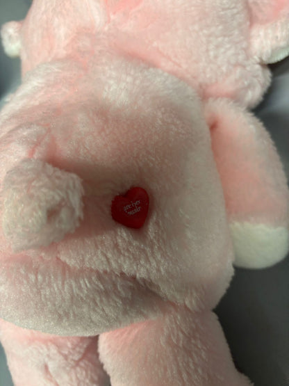 Vintage Original 1980's Care Bear Cousin 12" Lotsa Heart Plush Pre-love