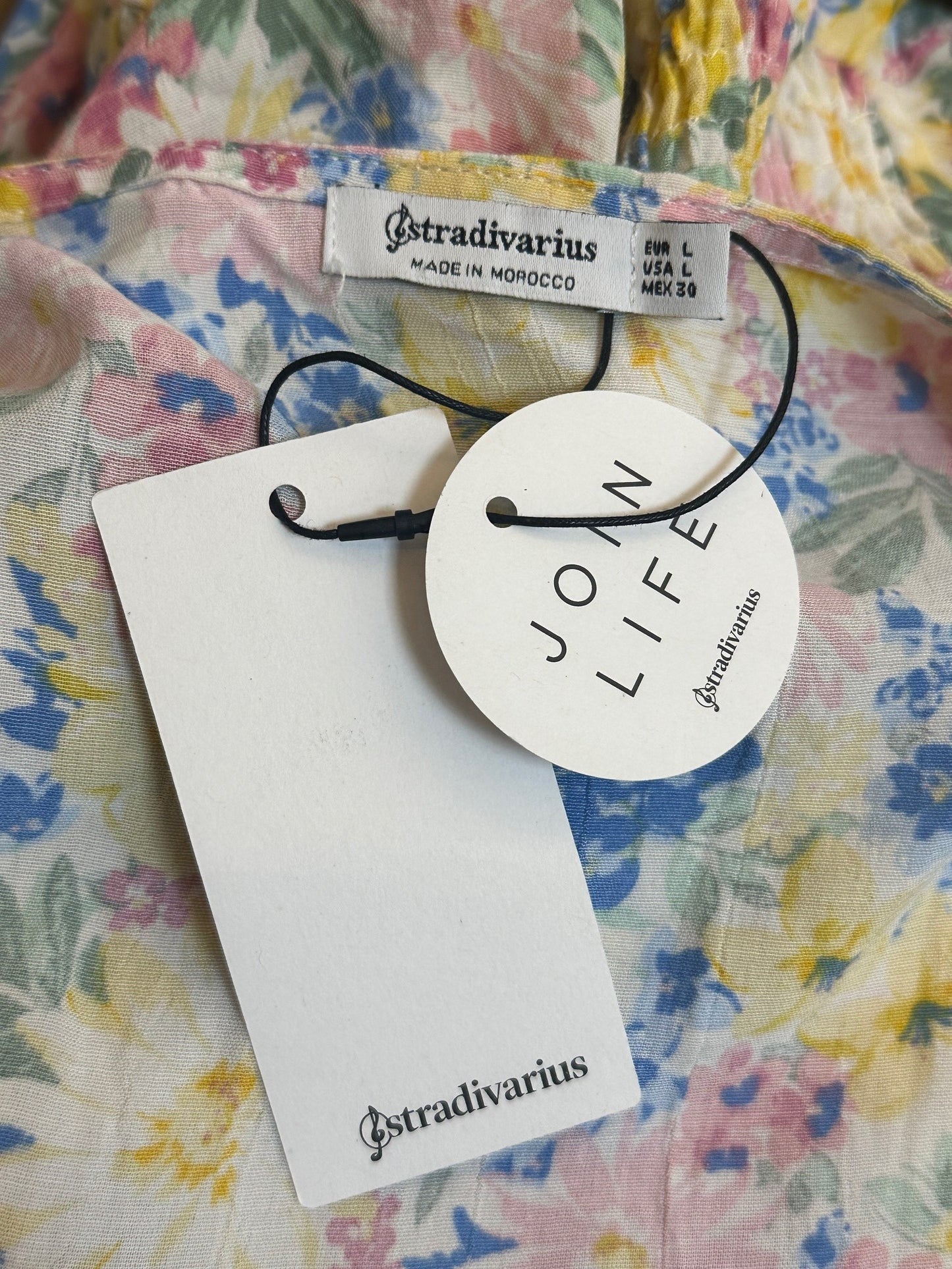 BNWT Stradivarious Floral Spring Dress UK L