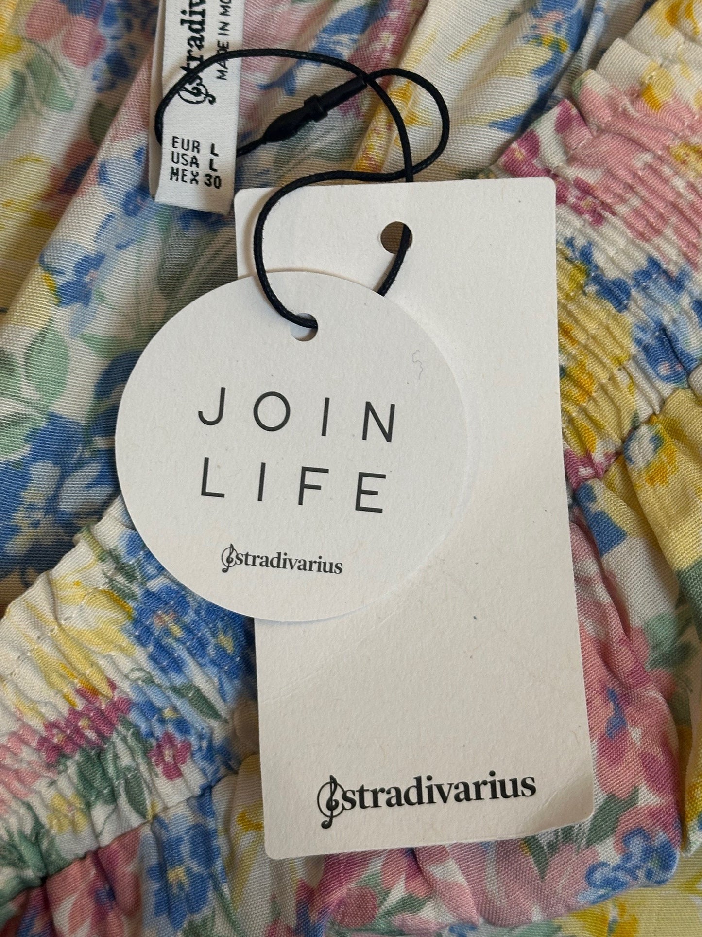 BNWT Stradivarious Floral Spring Skirt UK L