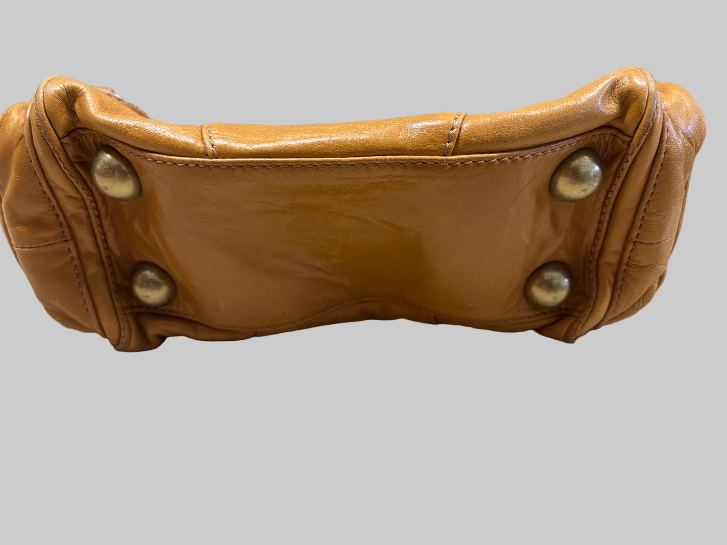 Billy Bag Shoulder Bag Tan Gold Leather