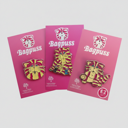 Bagpuss pin badges: set of 3