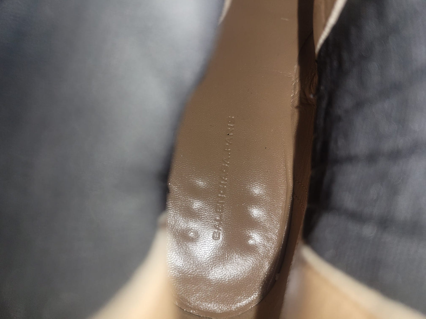 Balenciaga 'Arena' Black Leather Boots UK 5 EU 38 Flat Ankle