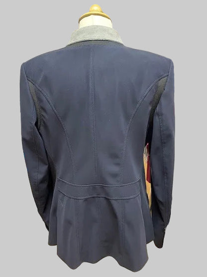 Cavallo Estoril Show Jacket. Navy/Grey with Alcantara Collar. excellent condition size 38in chest