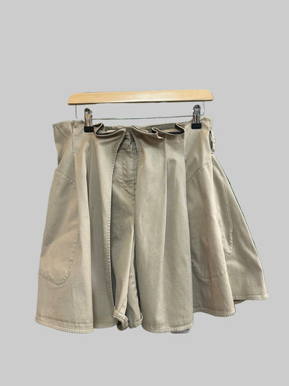 RAG & BONE New York Khaki Brown Shorts/Skort UK 10 US 6 (USED)