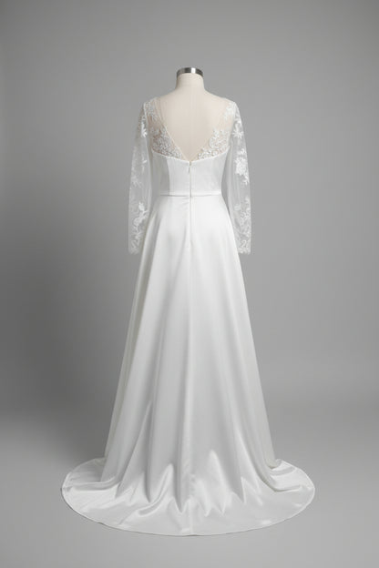 Wedding Dress by Ever Pretty - Lace - White - Small Medium