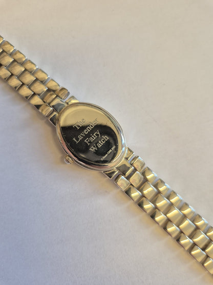 Lavender Fairy Silver 925 Vintage Watch with Amethyst Detailing