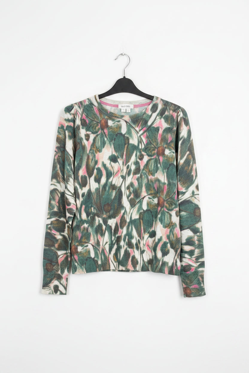 BNWT white Stuff Ladies Green Multi jumper size 14