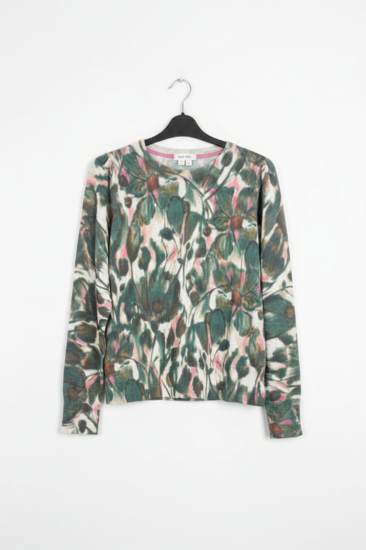 BNWT white Stuff Ladies Green Multi jumper size 14