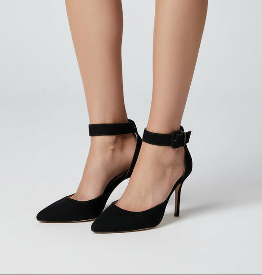 New Russell & Bromley Heels - UK 4.5 EU 37.5 - Pointed Stiletto Ankle Strap - RRP £175