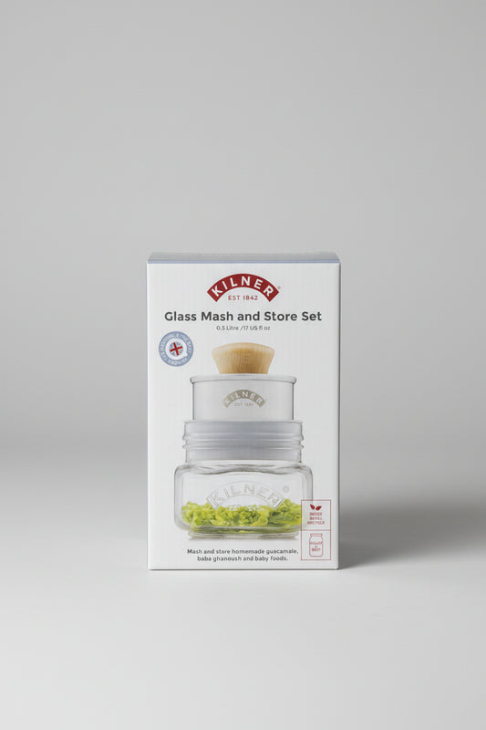 Kilner Glass mash and store set New with box