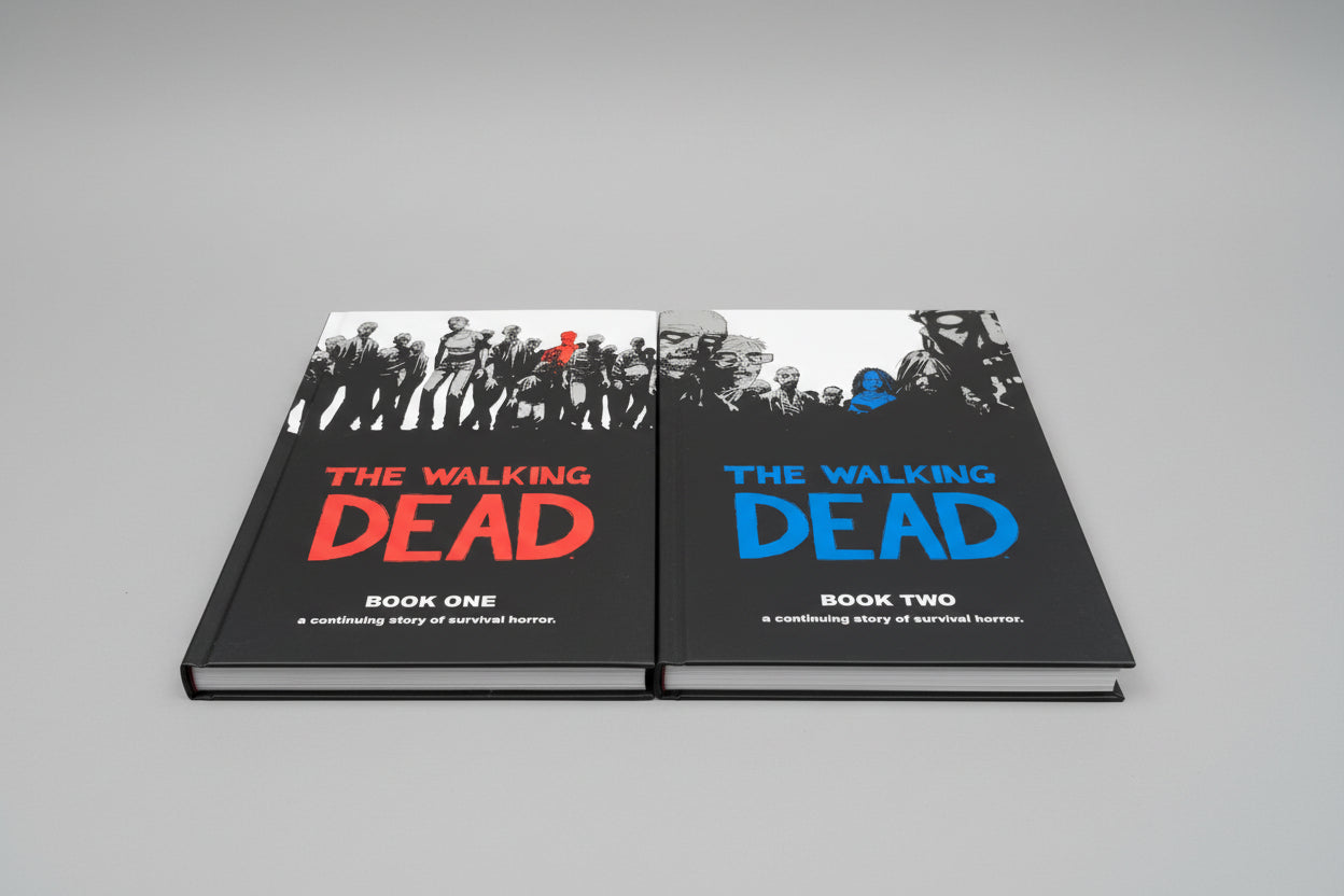 Collectible hardcover the walking dead graphic novels book one and book two