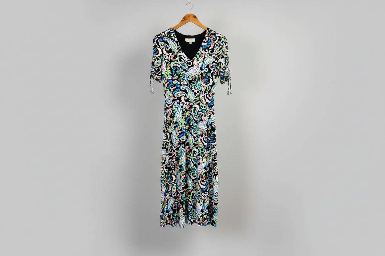 Ladies Hobbs London Belinda Paisley Print Dress Size 8 Pre Loved